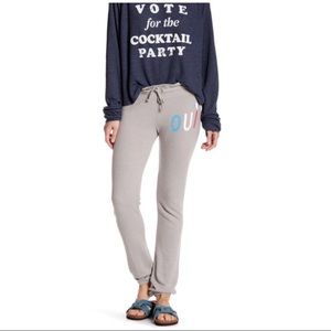 Wildfox Malibu “Oui” Skinny Sweats